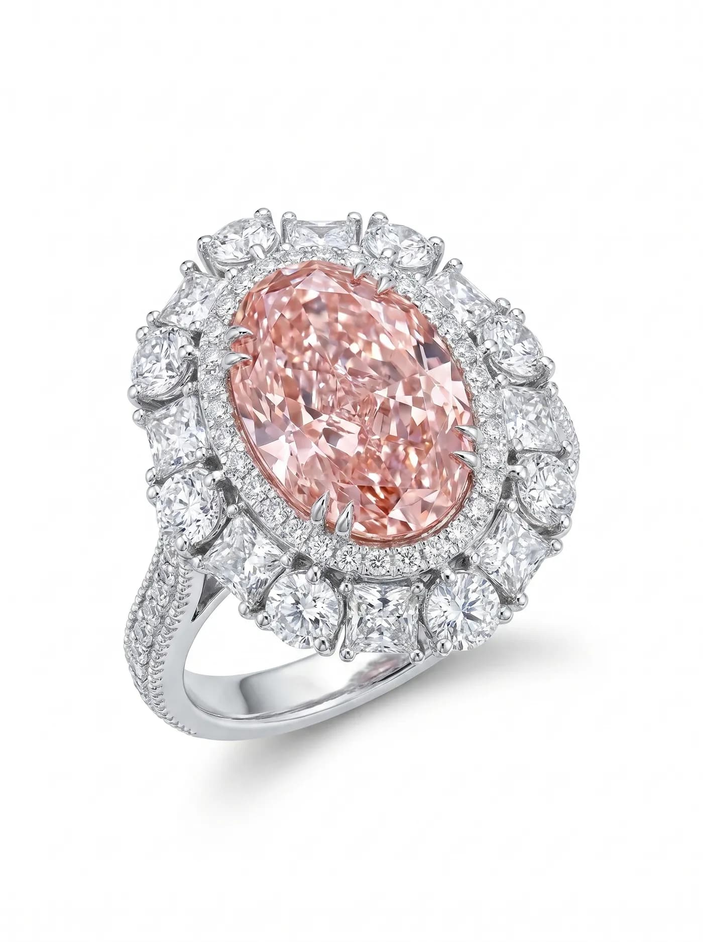 Bague en or avec pierre ovale
