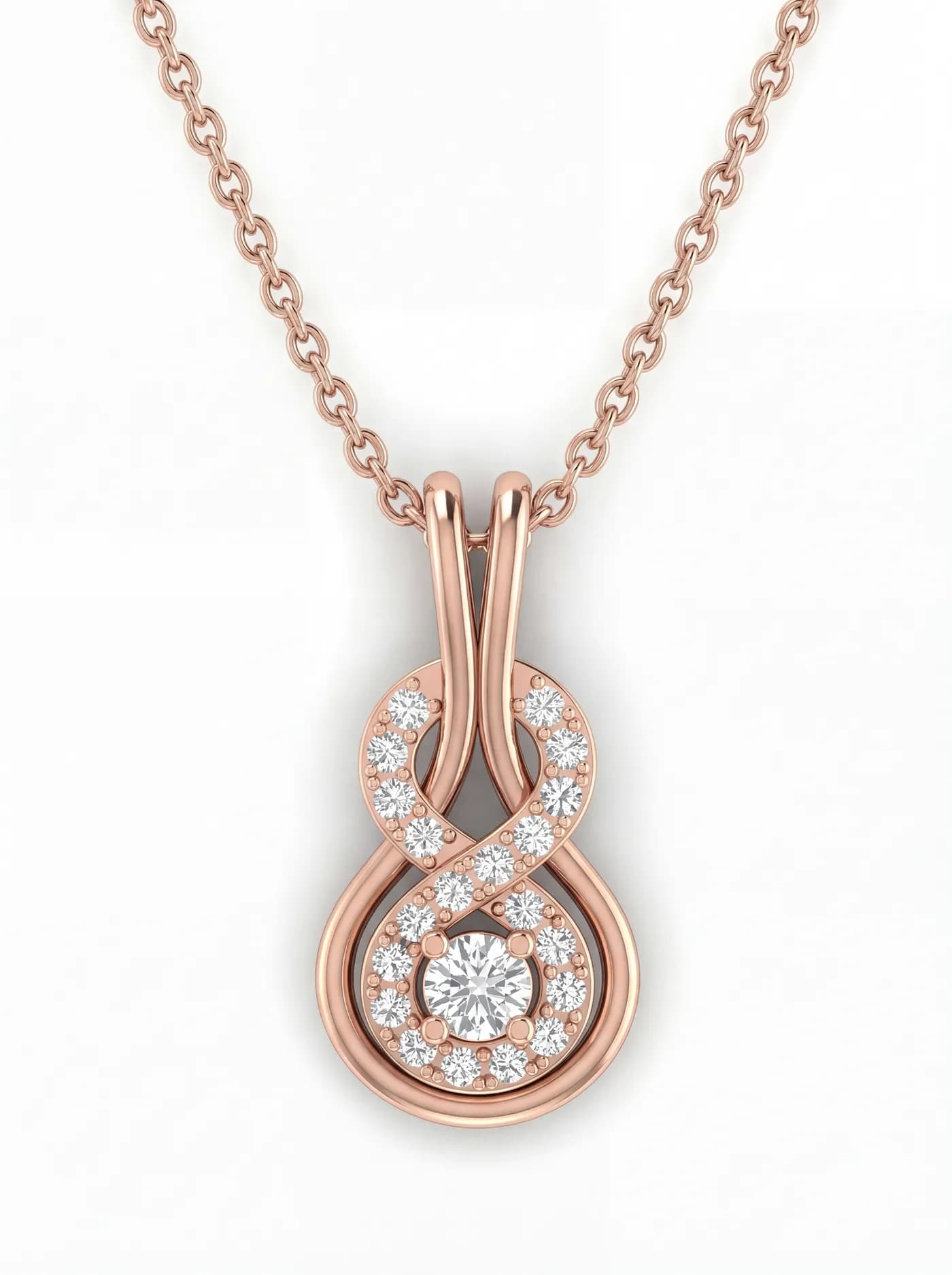 Collier en or avec pierre précieuse