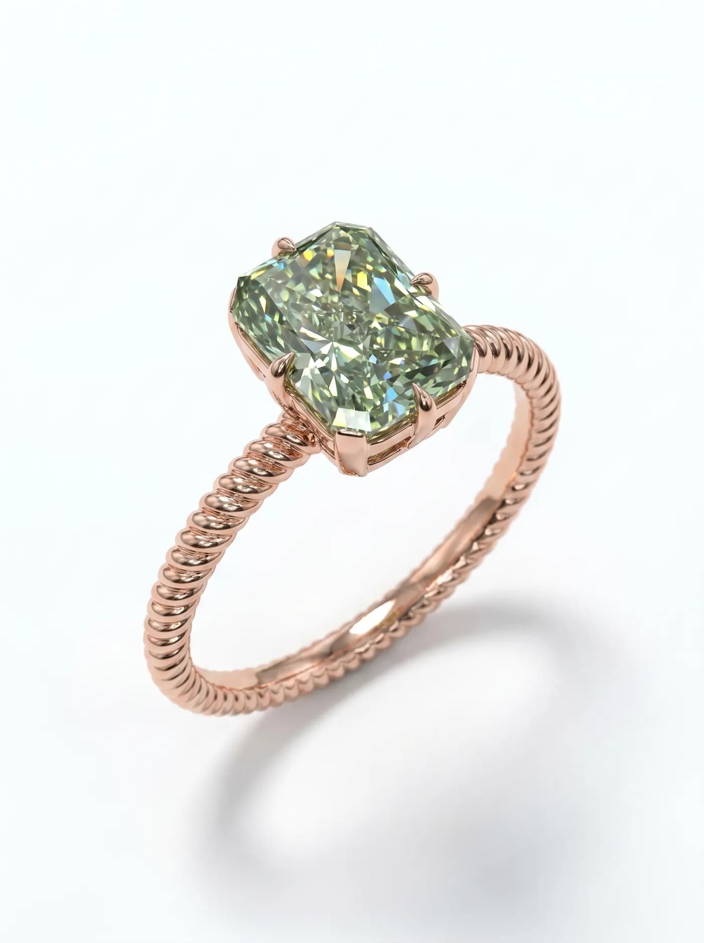 Bague avec pierre principale RADIANT