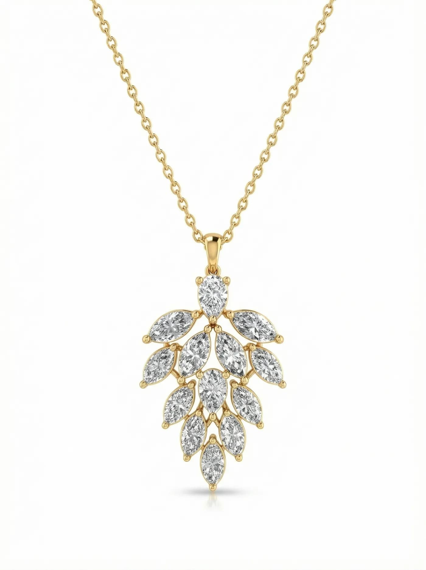Collier en or avec pierre
