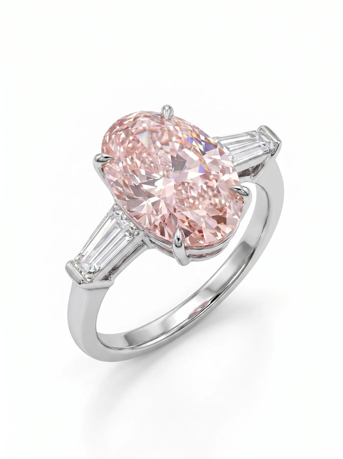 Bague en or avec pierre ovale