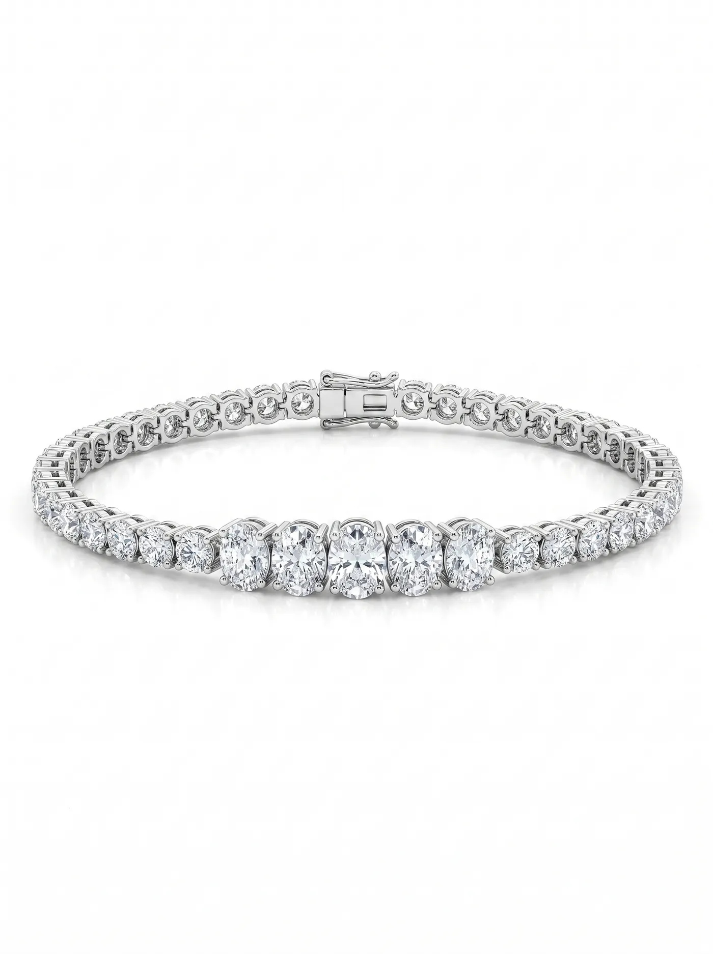 Bracelet en or blanc Diamants