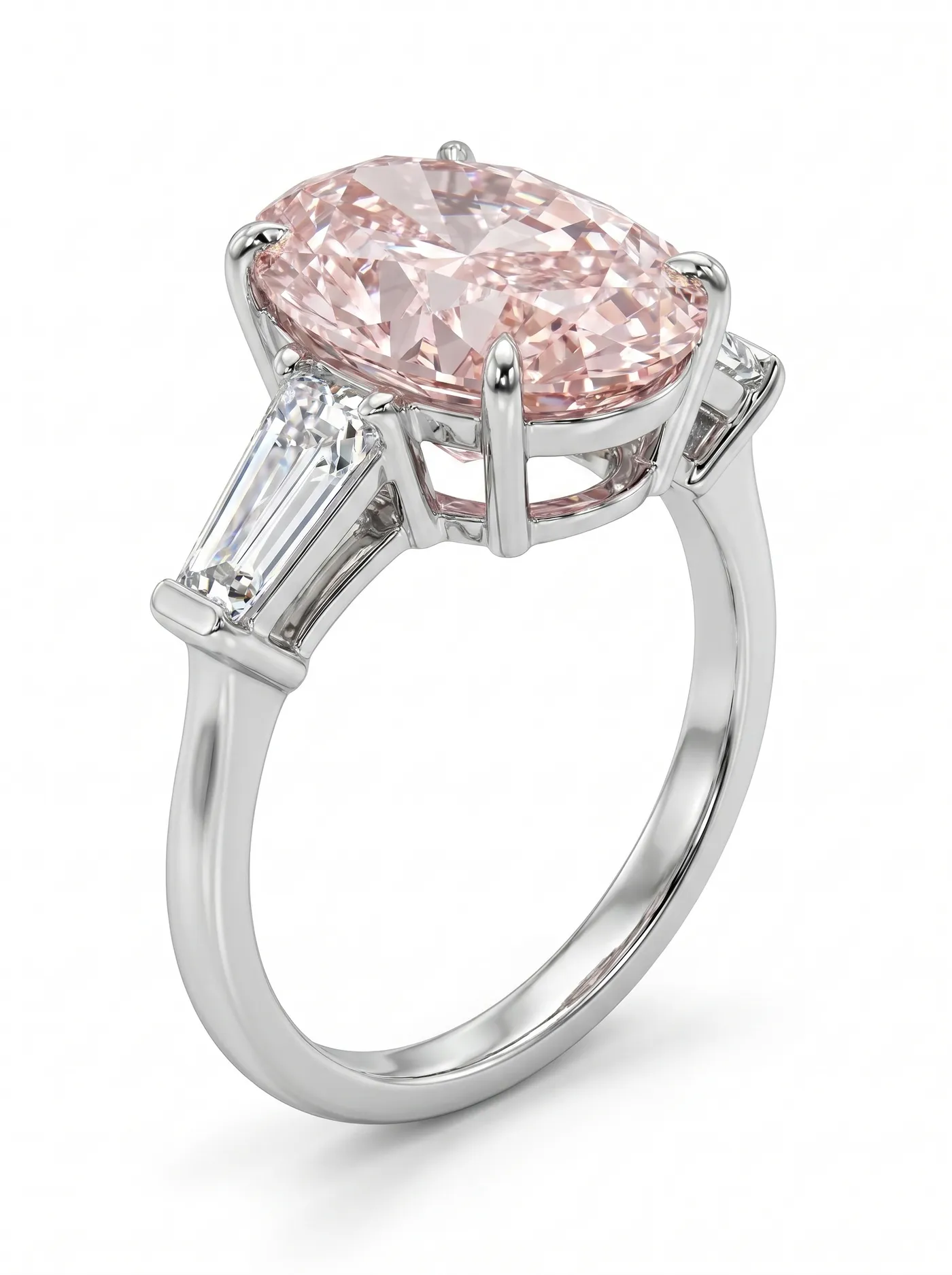 Bague en or avec pierre ovale