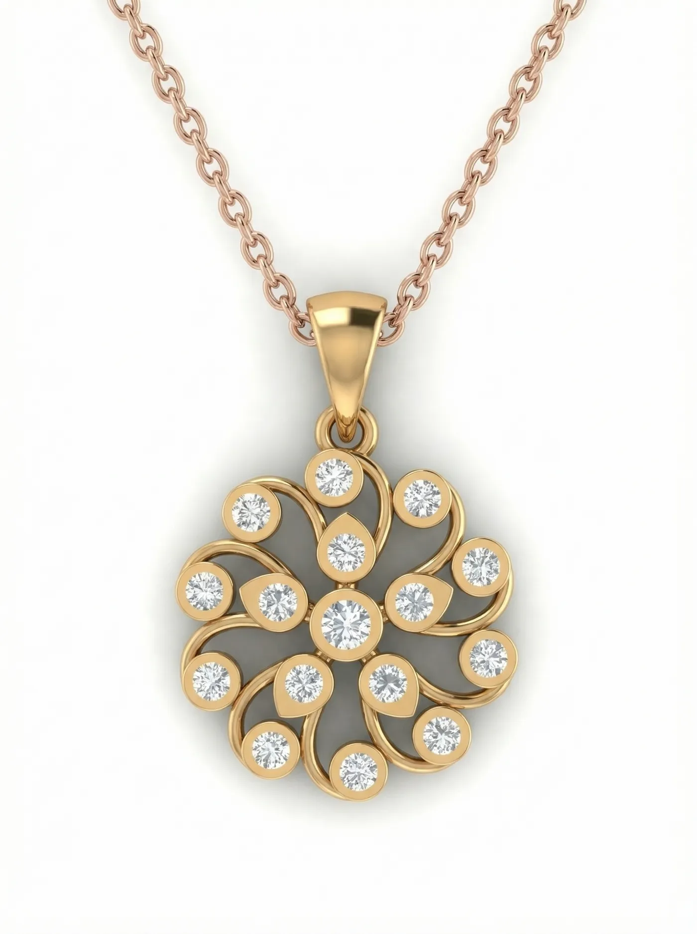 Collier avec pierre principale