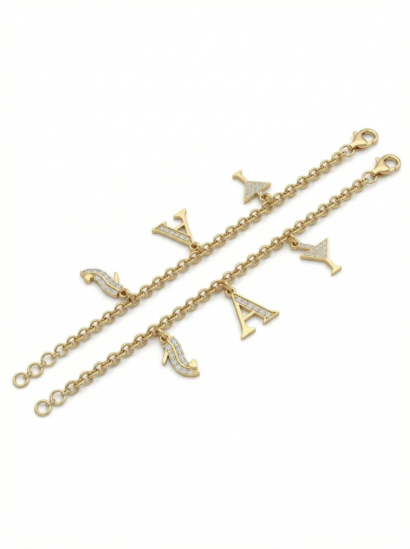 Bracelet or pour femme d'élégance