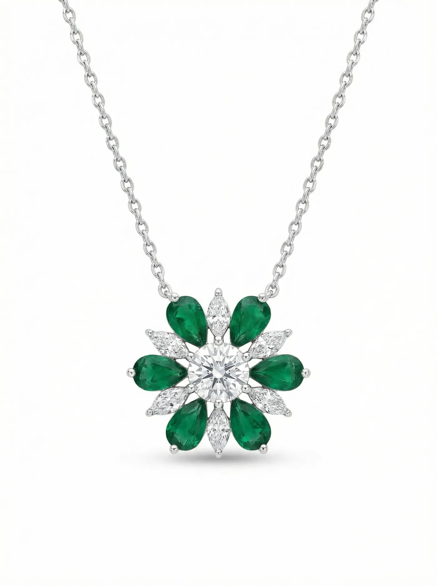 Collier en avec diamant