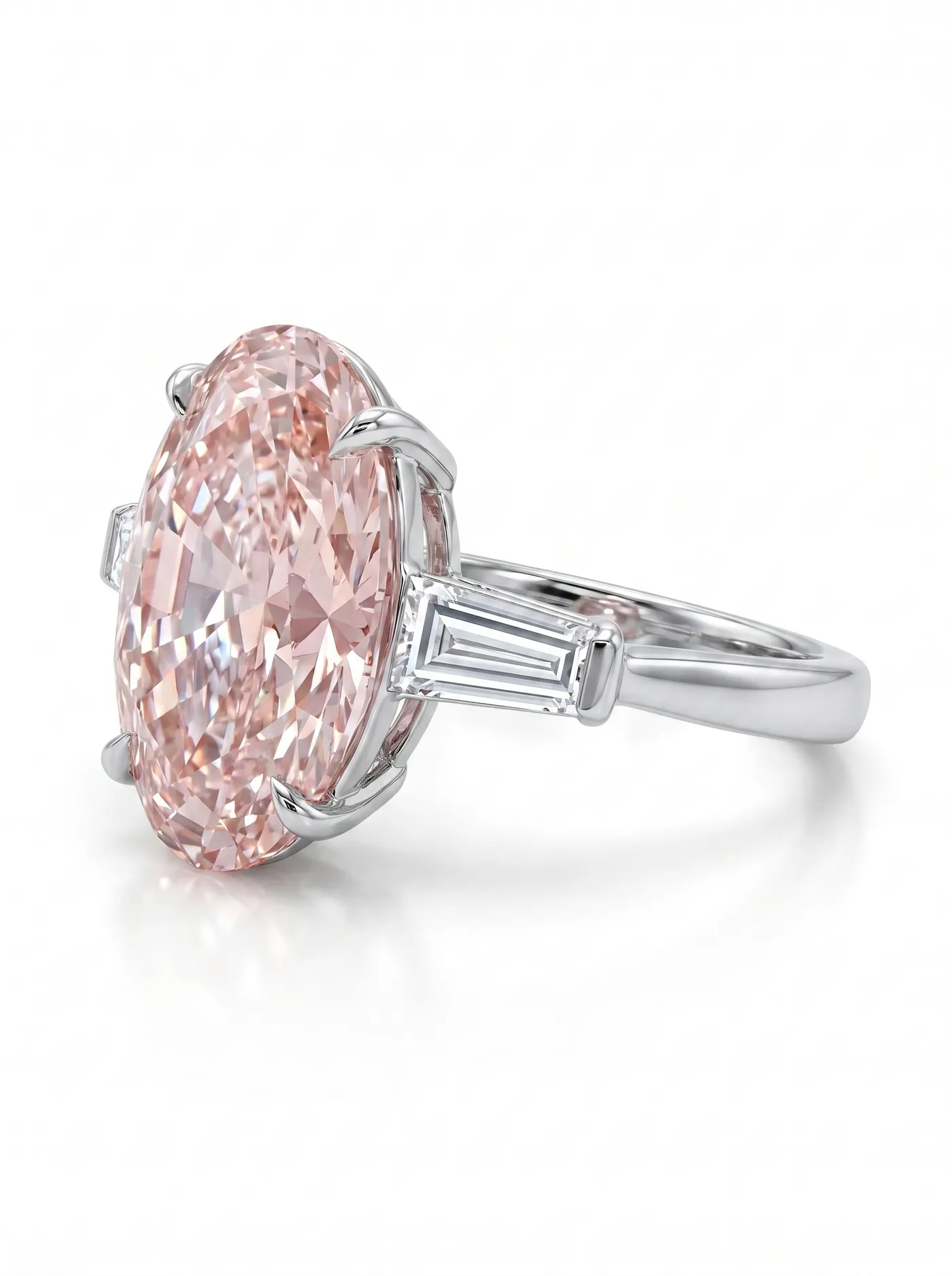 Bague en or avec pierre ovale