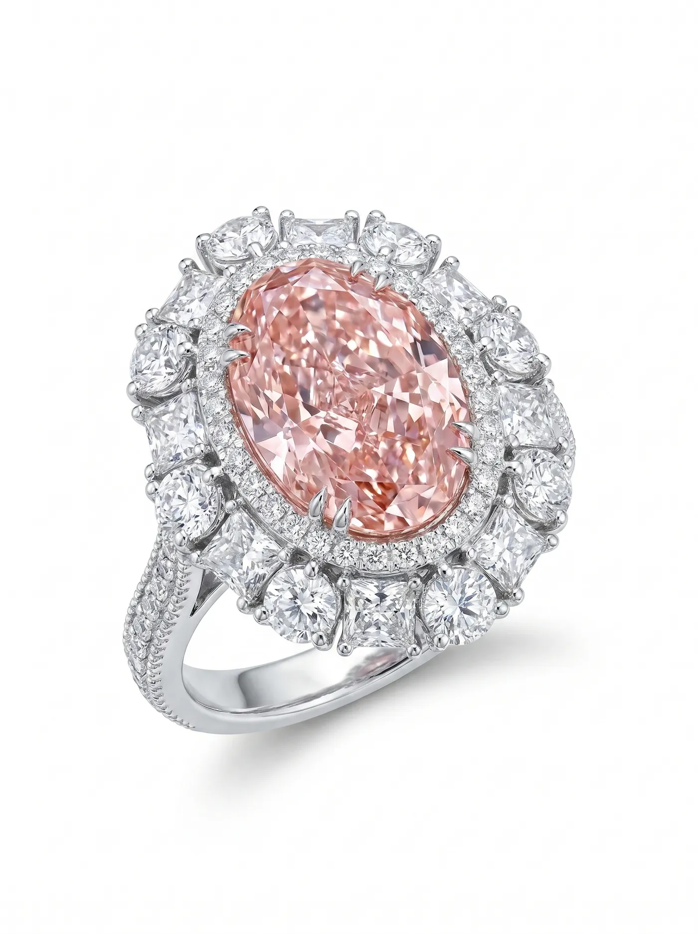 Bague en or avec pierre ovale