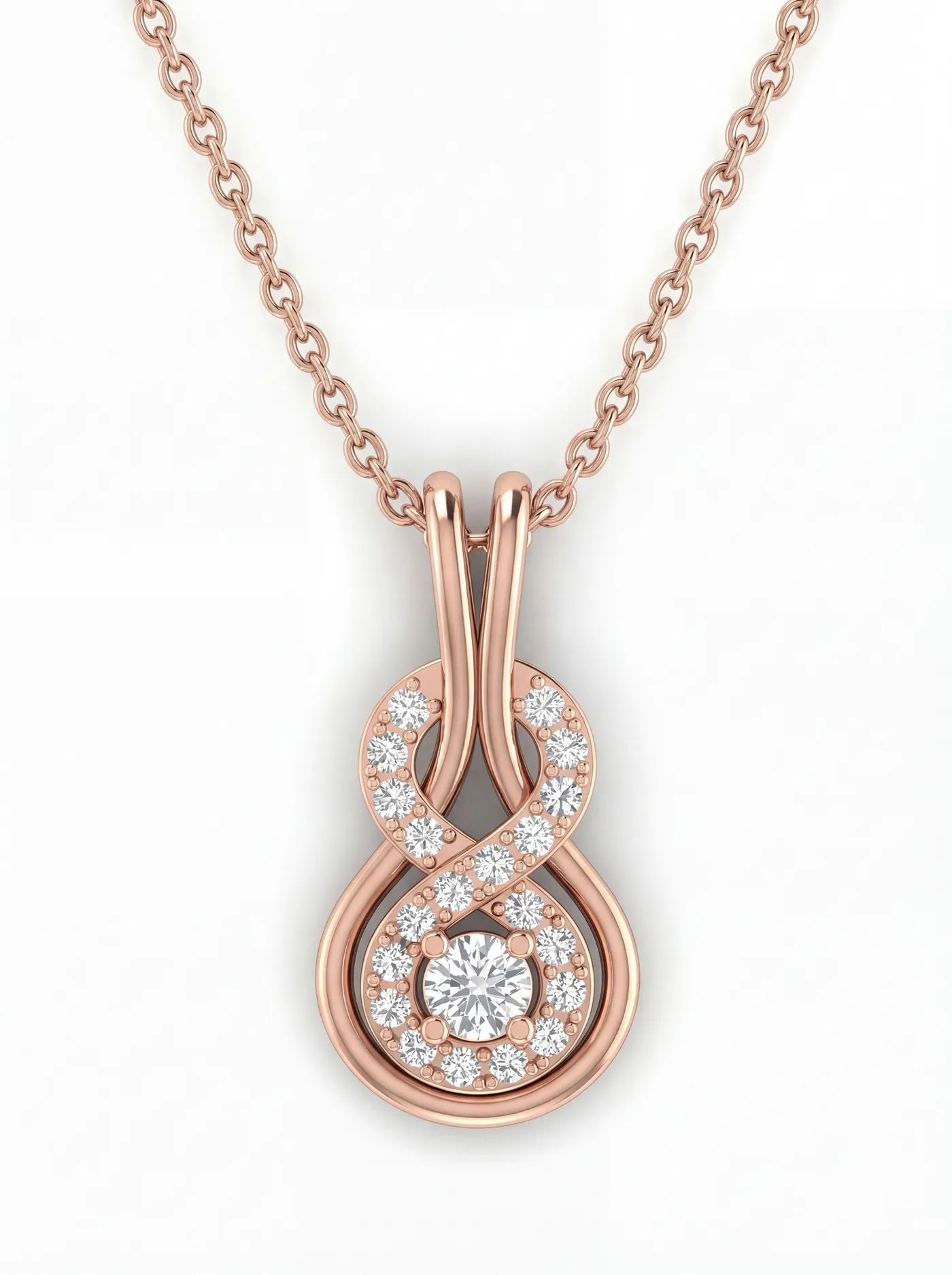 Collier en or avec pierre précieuse
