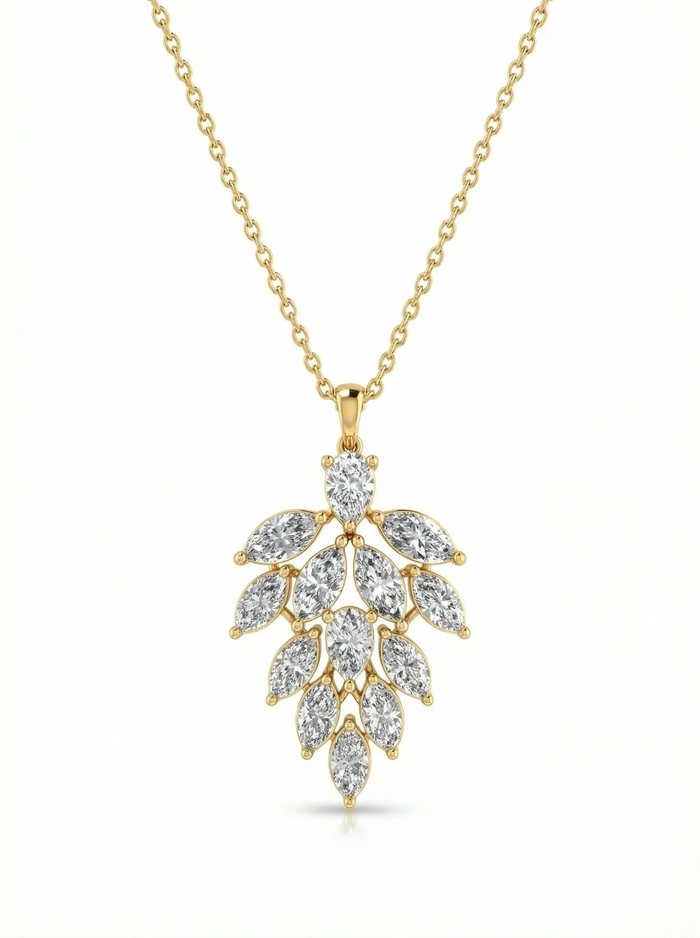 Collier en or avec pierre