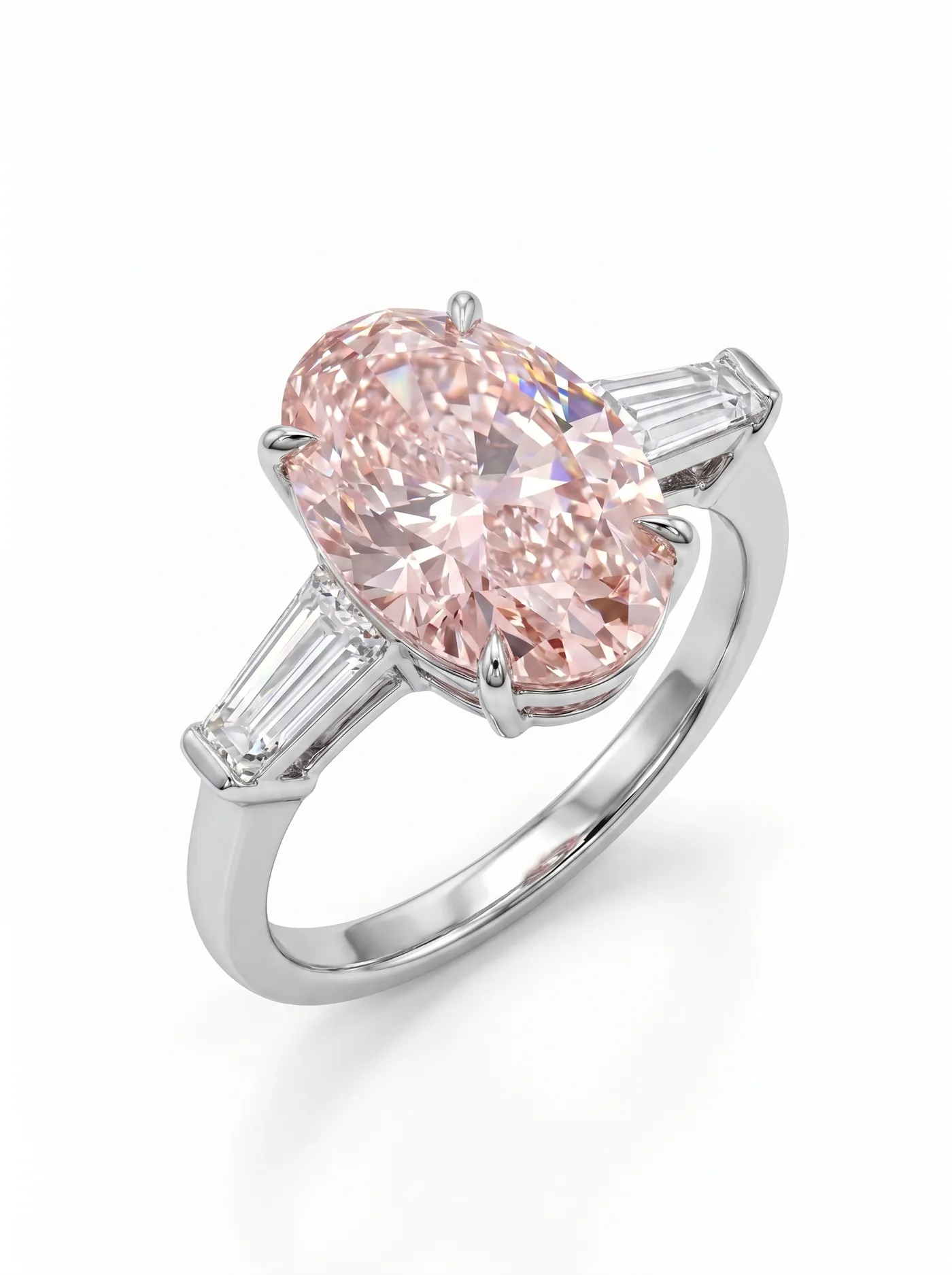 Bague en or avec pierre ovale