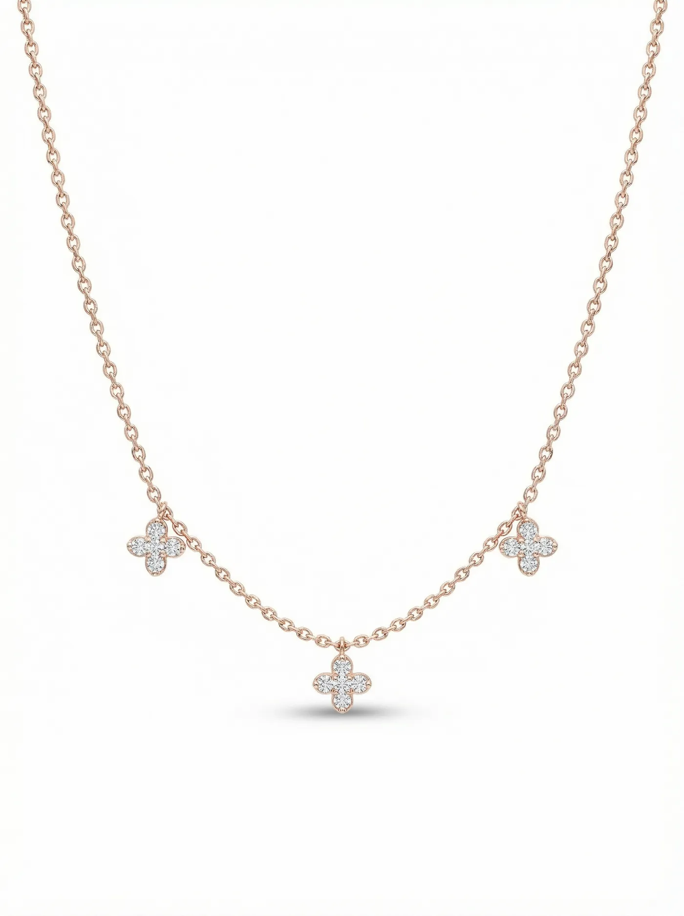 Collier en or 18K orné d'un diamant
