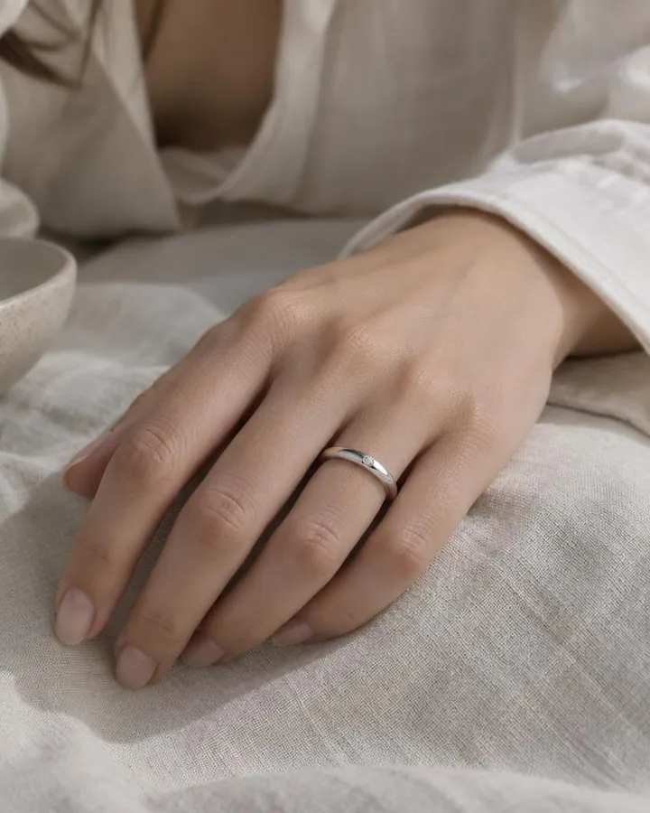 Illustration : une bague portée au quotidien